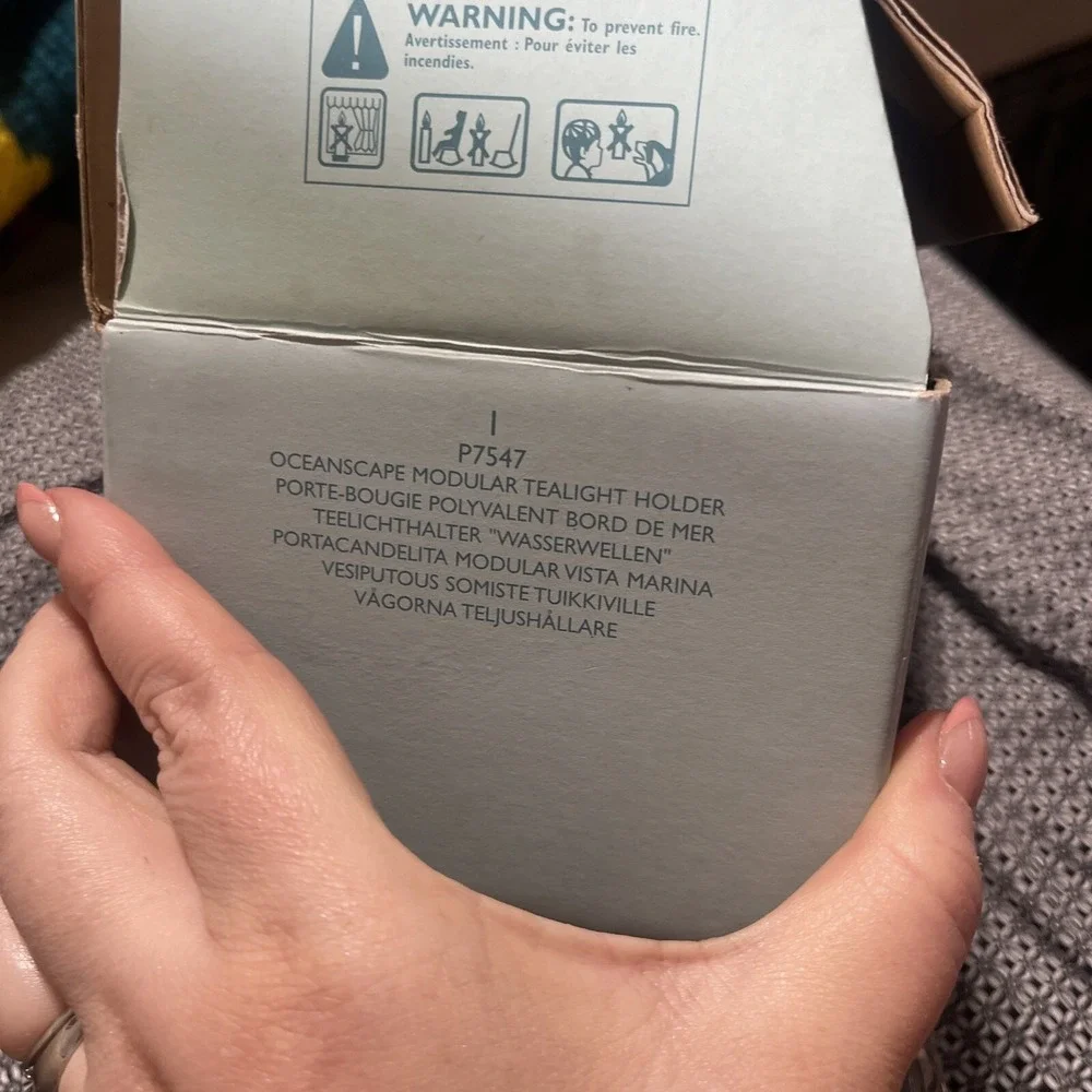PartyLite‎ Signature Crystal Doubled Retired New Open Box